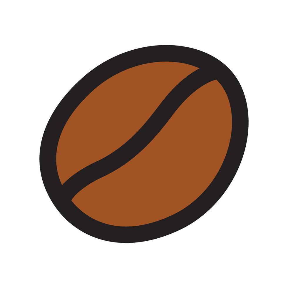Hand Drawing of Coffee Bean with Rustic and Elegant Details vector