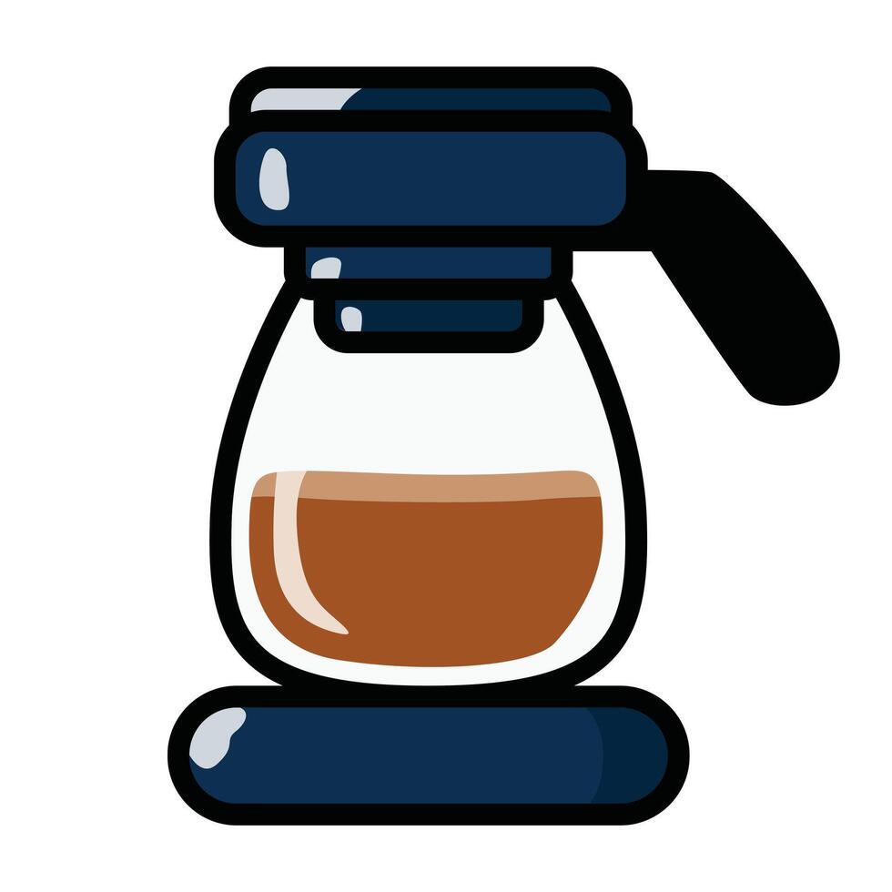 Hand Drawing of Coffee Machine vector
