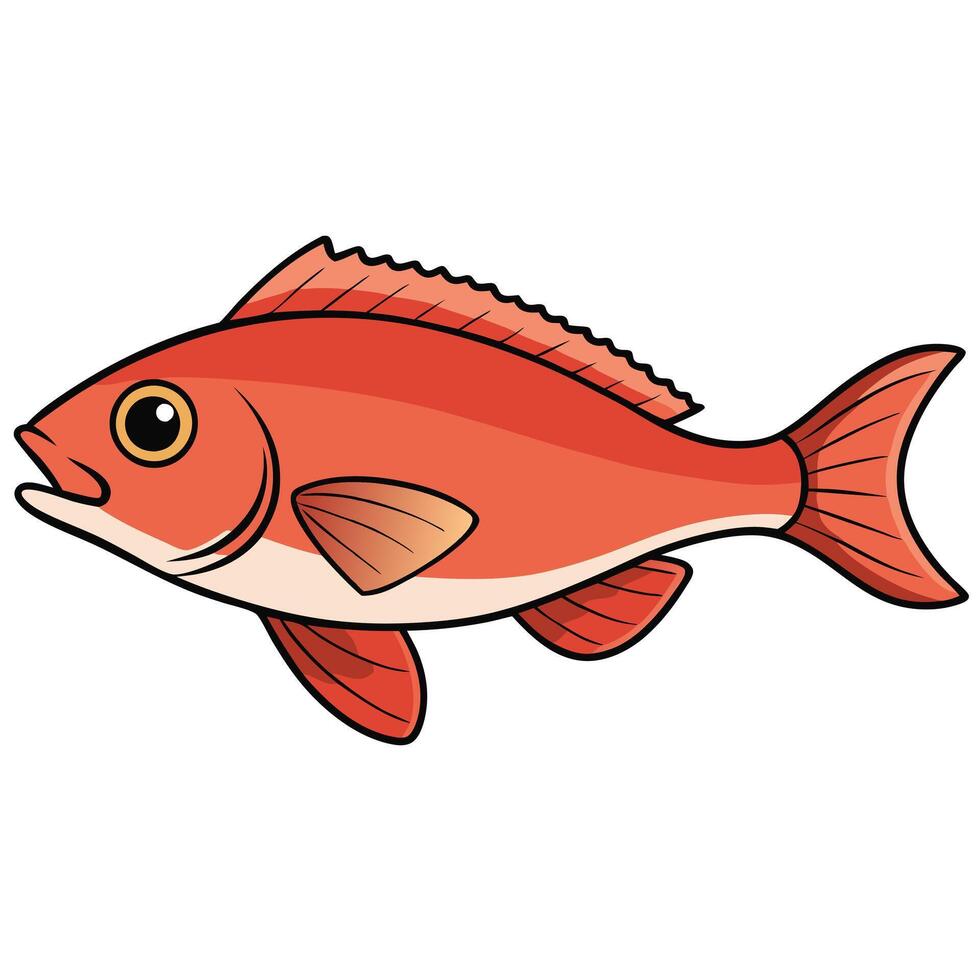 Snapper Icon for Marine Species Awareness and Advocacy vector