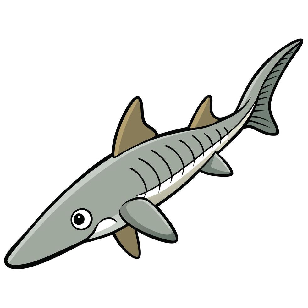 Sawfish Icon for Aquatic Life Protection Campaigns vector