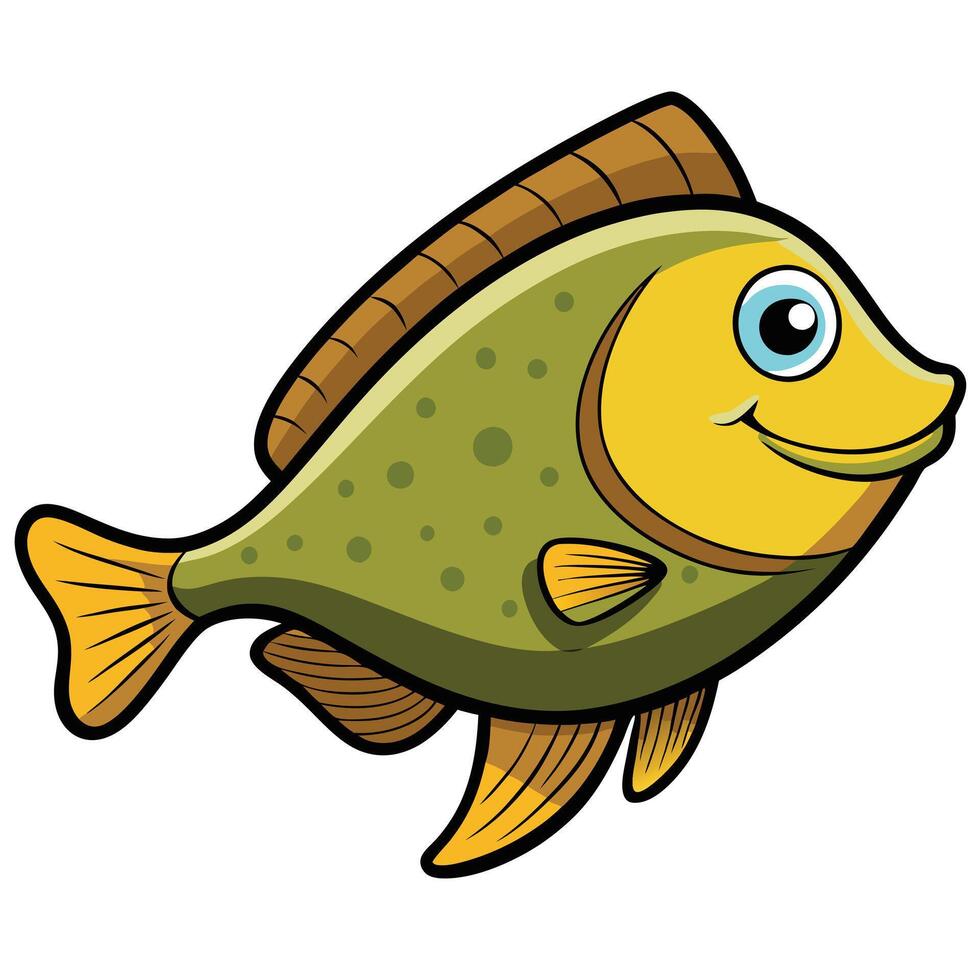 Sole Line Art for Seafood Industry and Fish Supply Chains vector