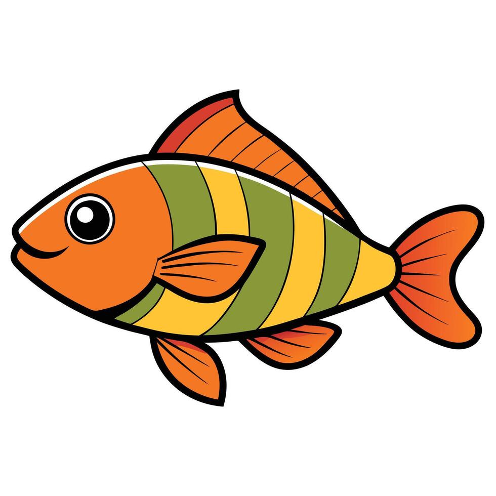 Snapper Icon for Fishery Industry and Ocean Life Branding vector
