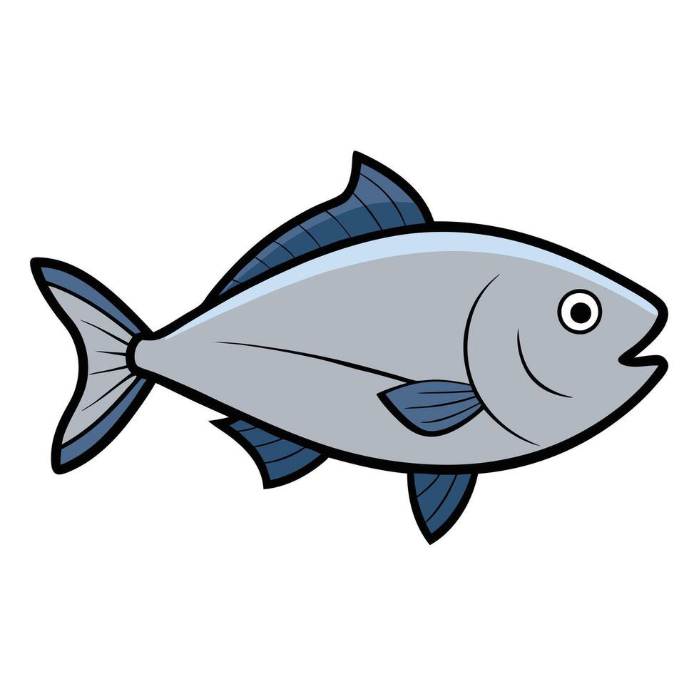 Silverside Icon for Fisheries Education and Conservation vector