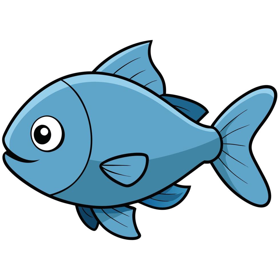 Pacu Sketch for Aquatic-Themed Graphic Design vector