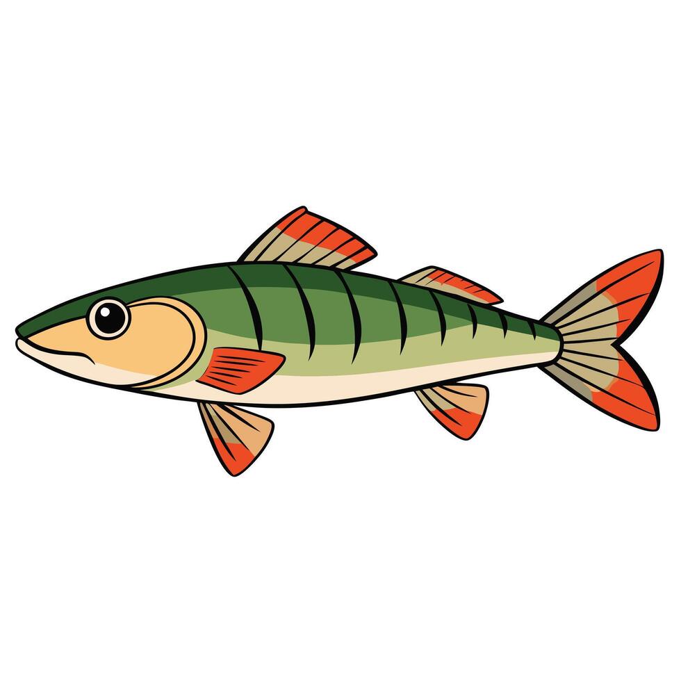 Minnow Icon for Aquatic-Themed Logos and Designs vector