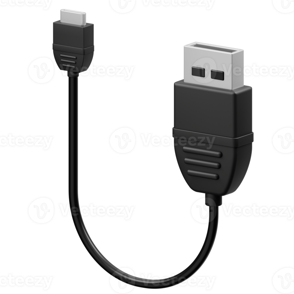USB 3D Illustration png