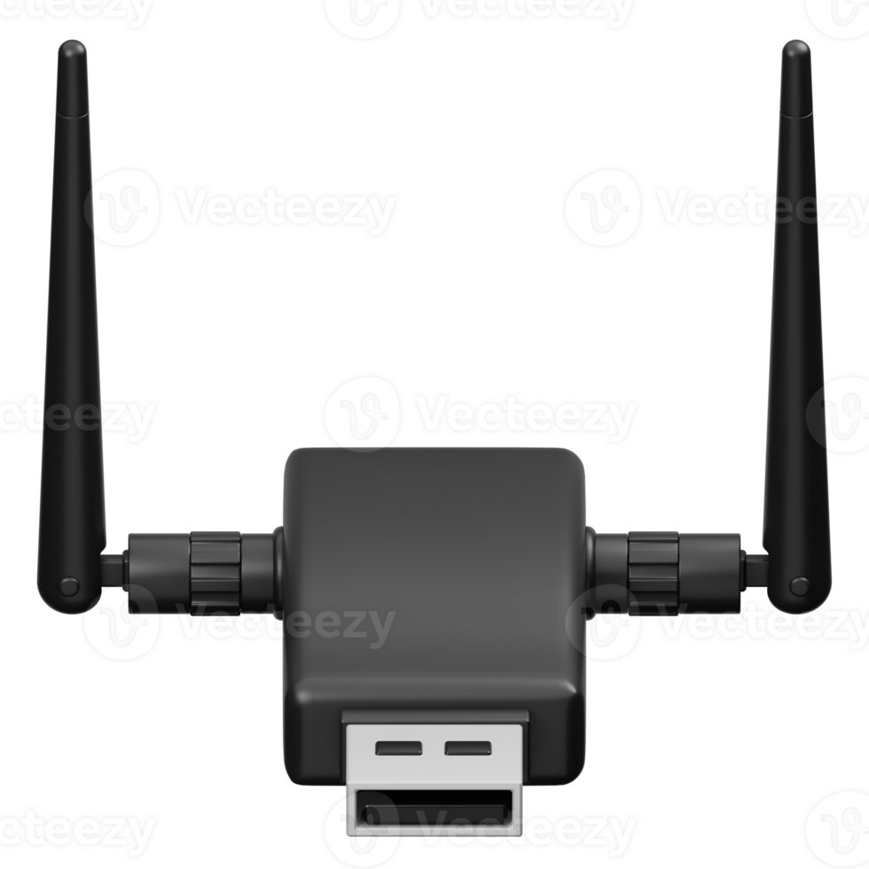wifi adapter 3D Illustration png