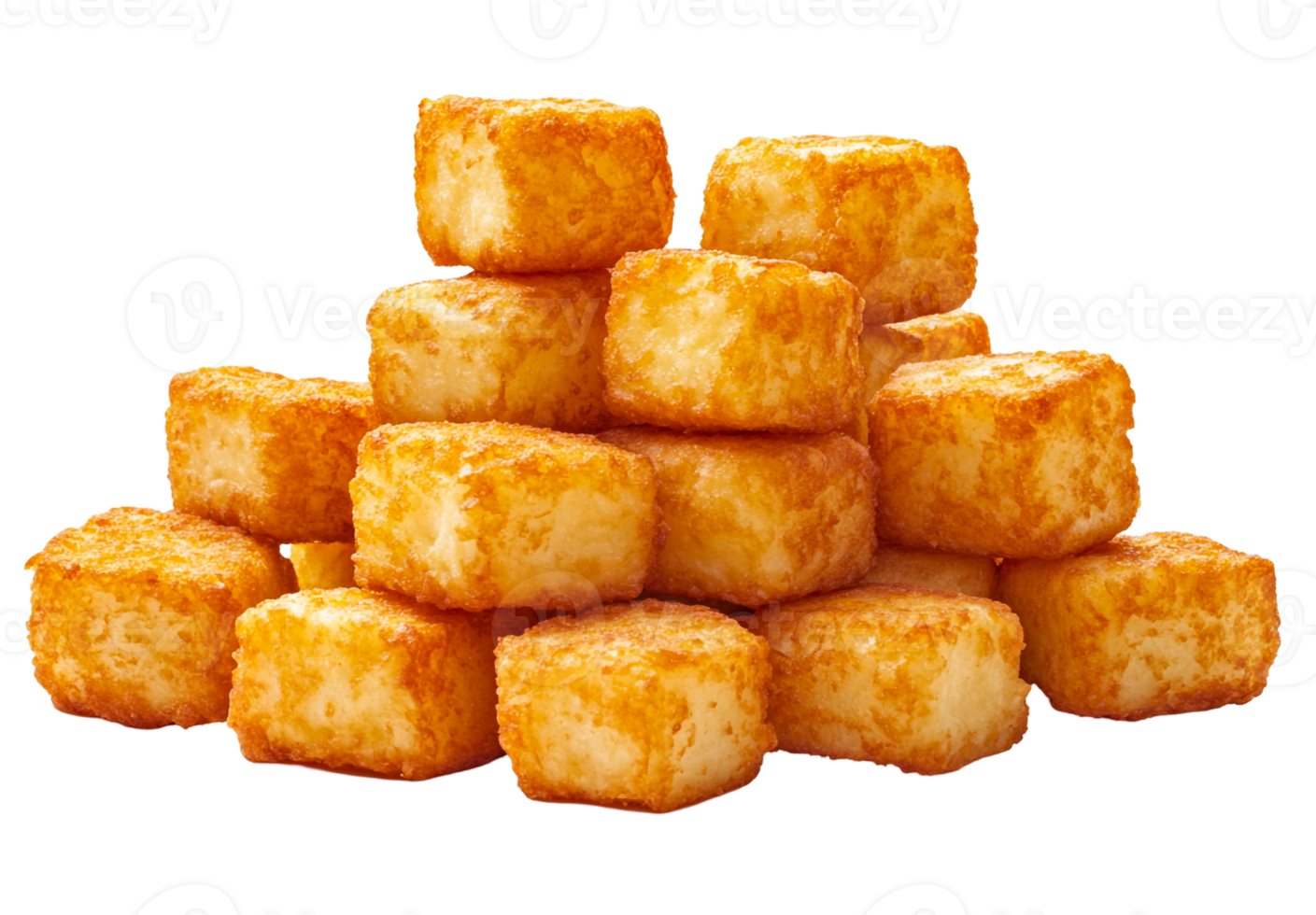 Piles of Crispy Tater Tots png