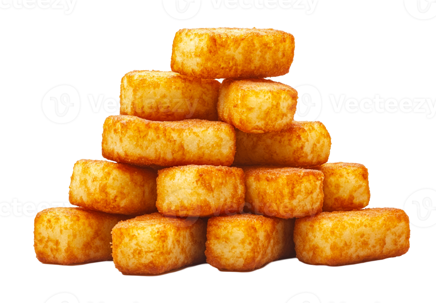 Hot and Crunchy Piles of Tater Tots png