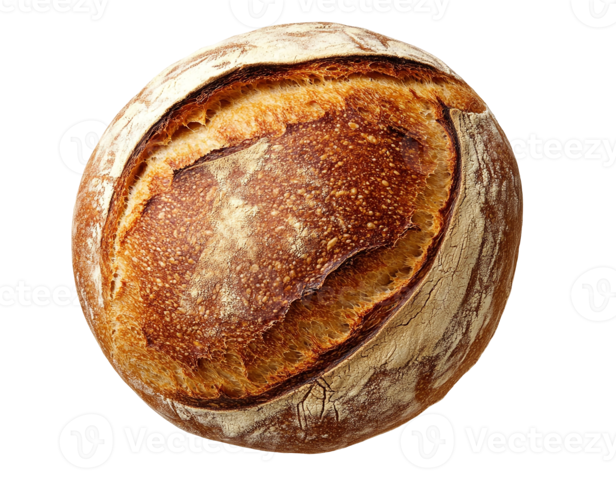 Rustic Artisan Sourdough Loaf png