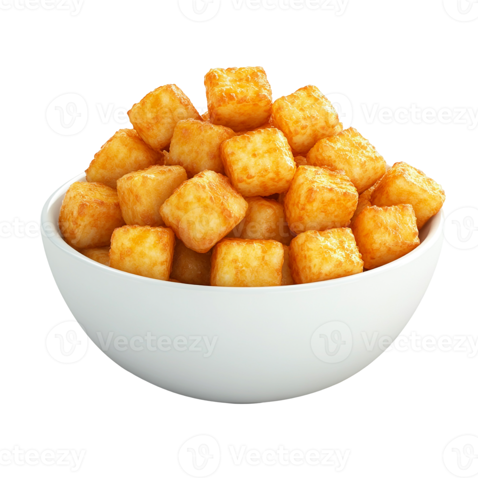 Delicious Crispy Tater Tots Ready to Serve png
