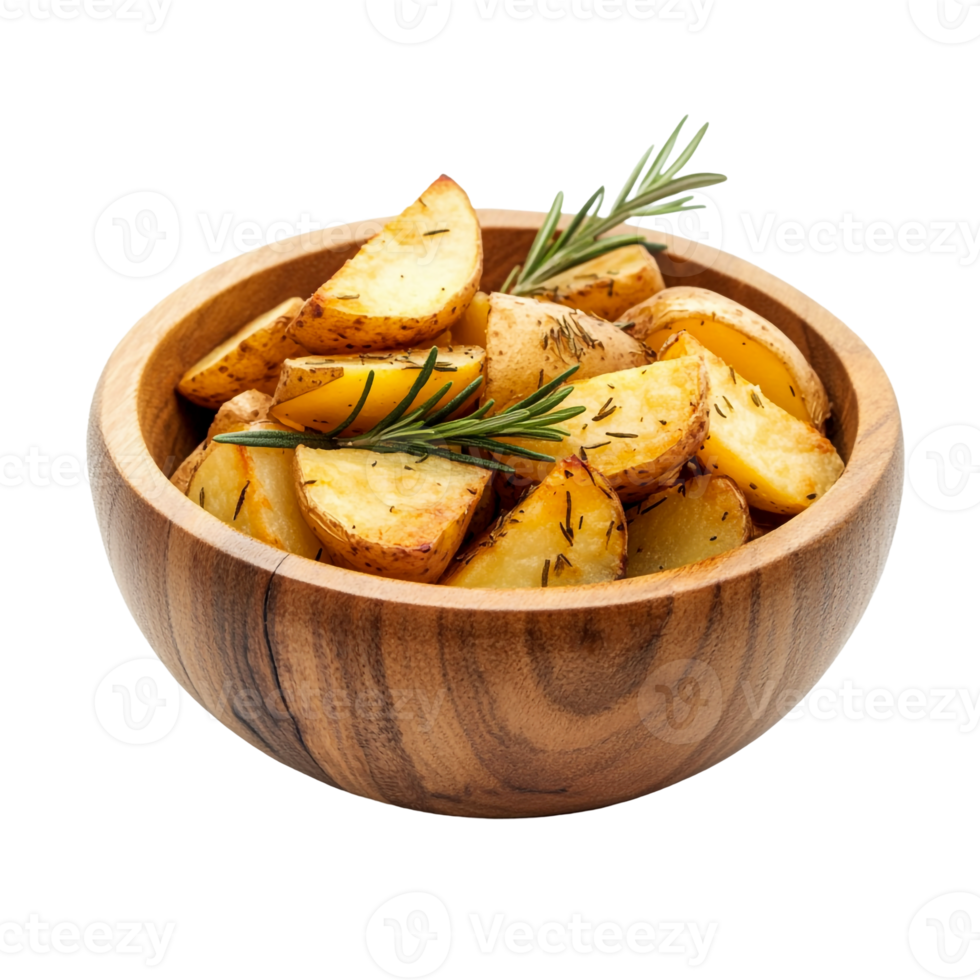 Fluffy Baked Potatoes with Aromatic Rosemary png