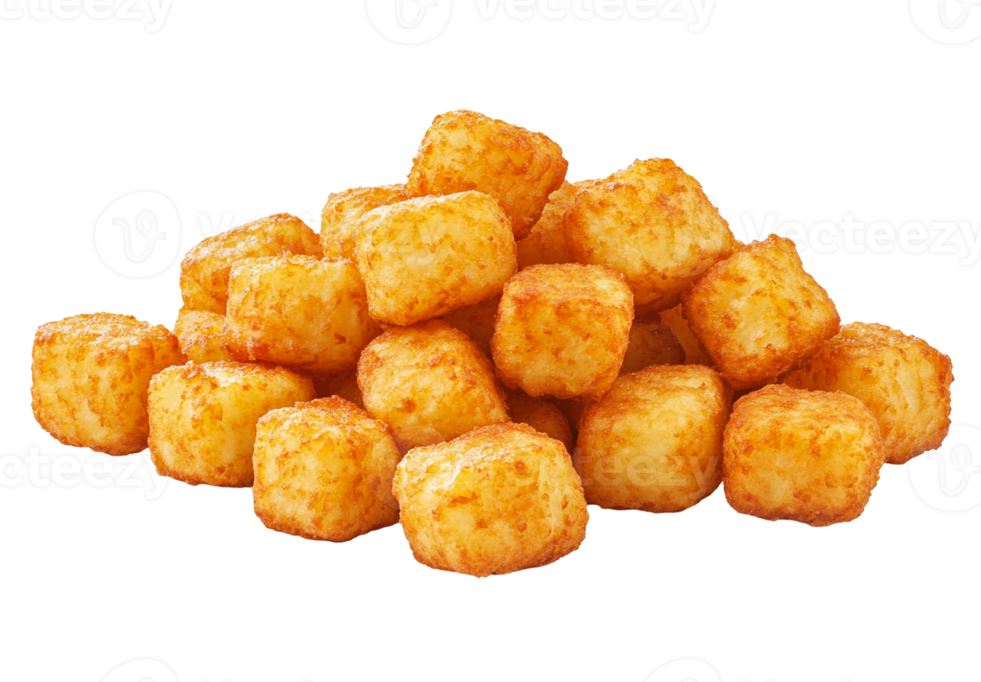 Tasty Piles of Fried Tater Tots png