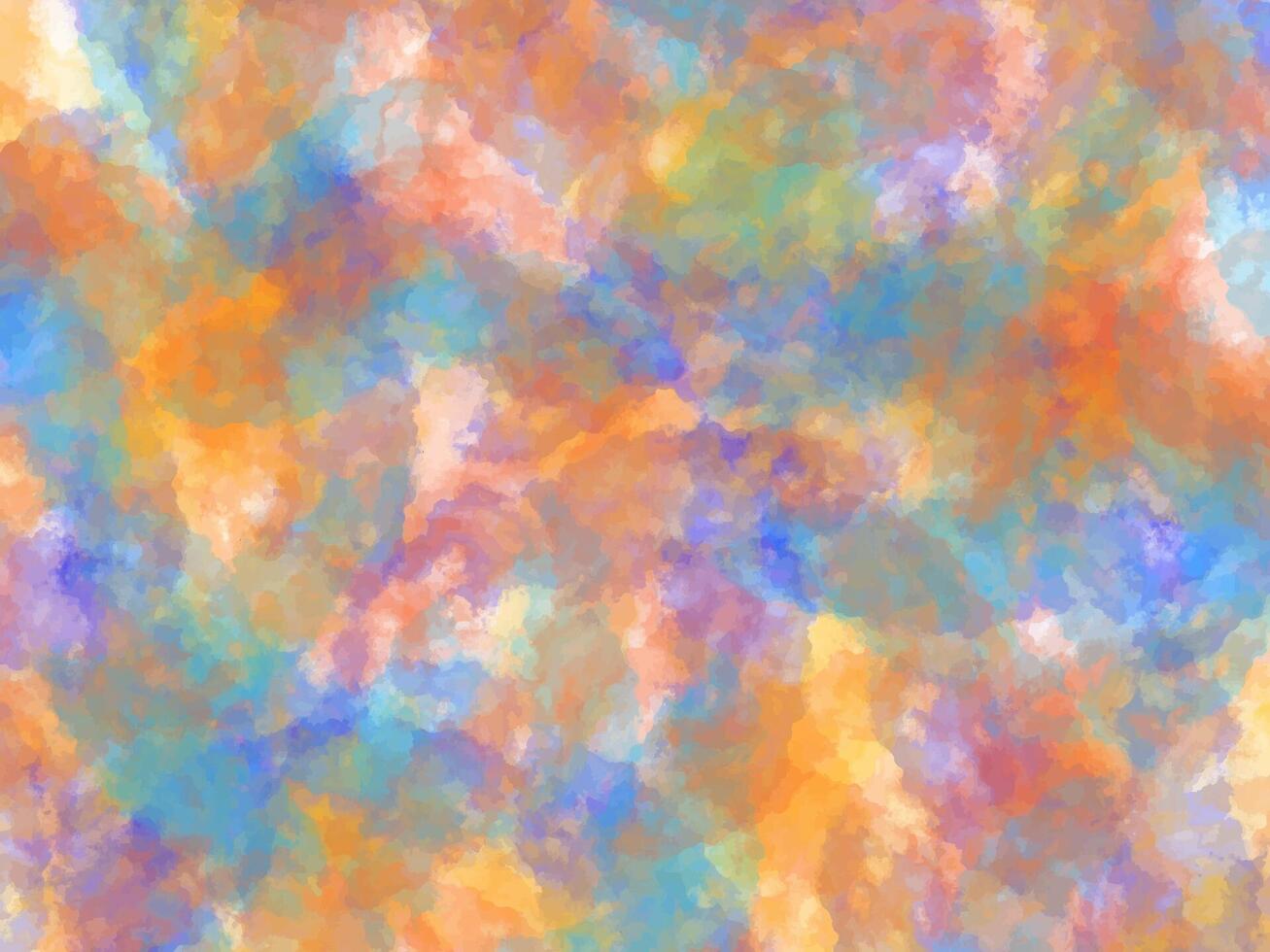 abstract colorful brushed watercolor background vector