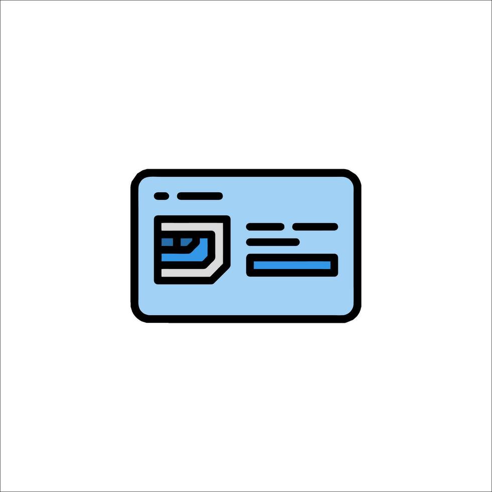 A credit card icon on a white background vector