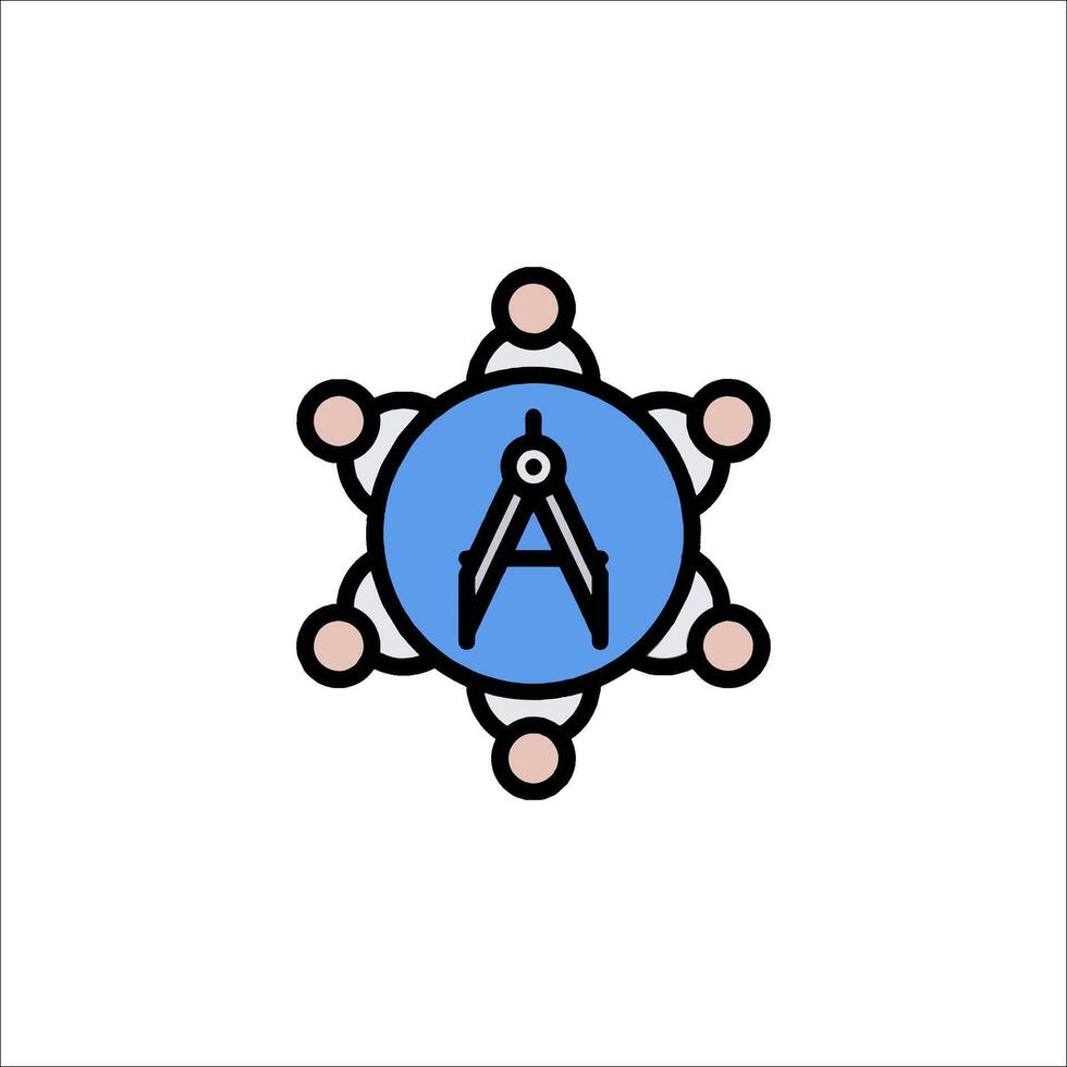 A logo for a company that is focused on the development of a new product vector