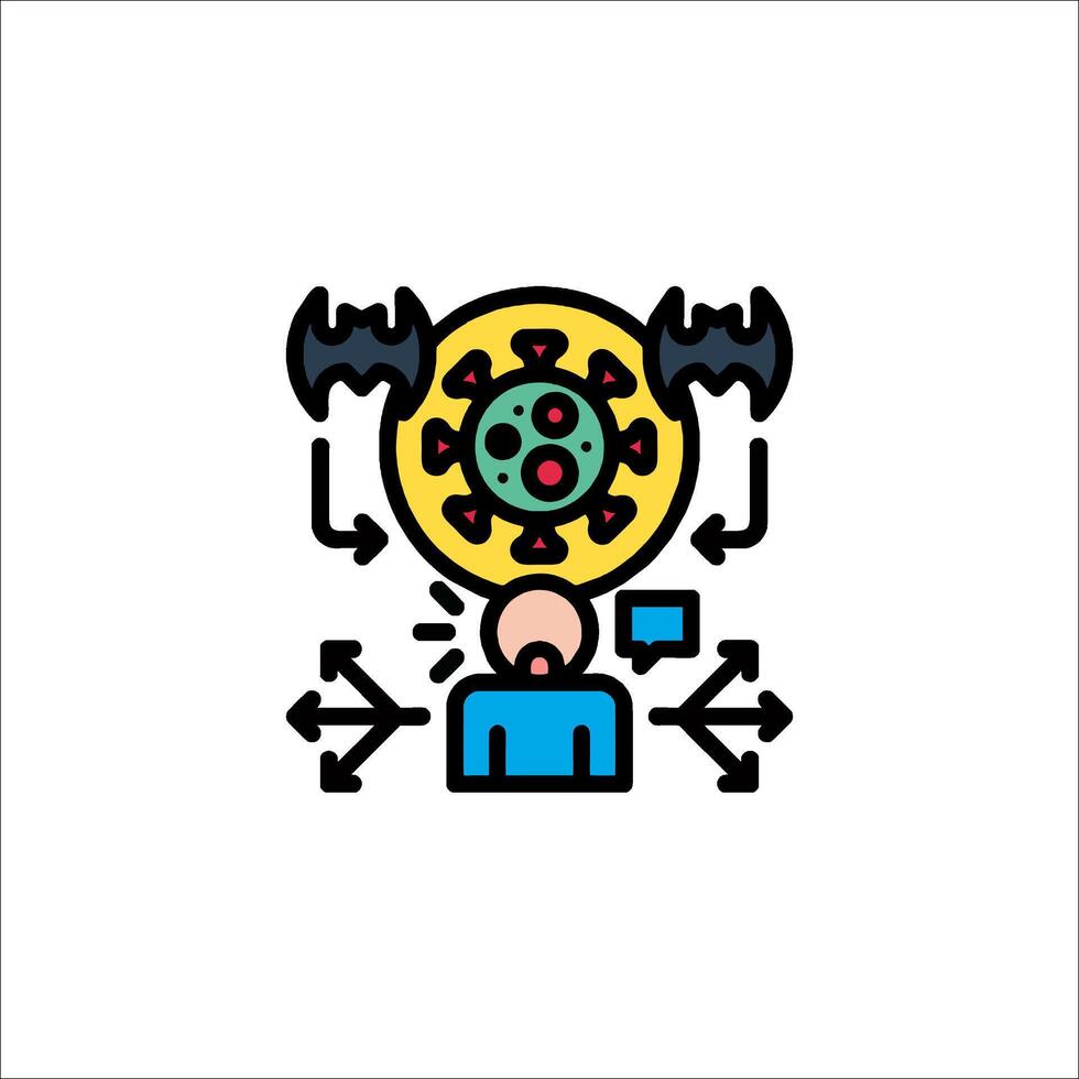 A person is holding a clock and a computer vector