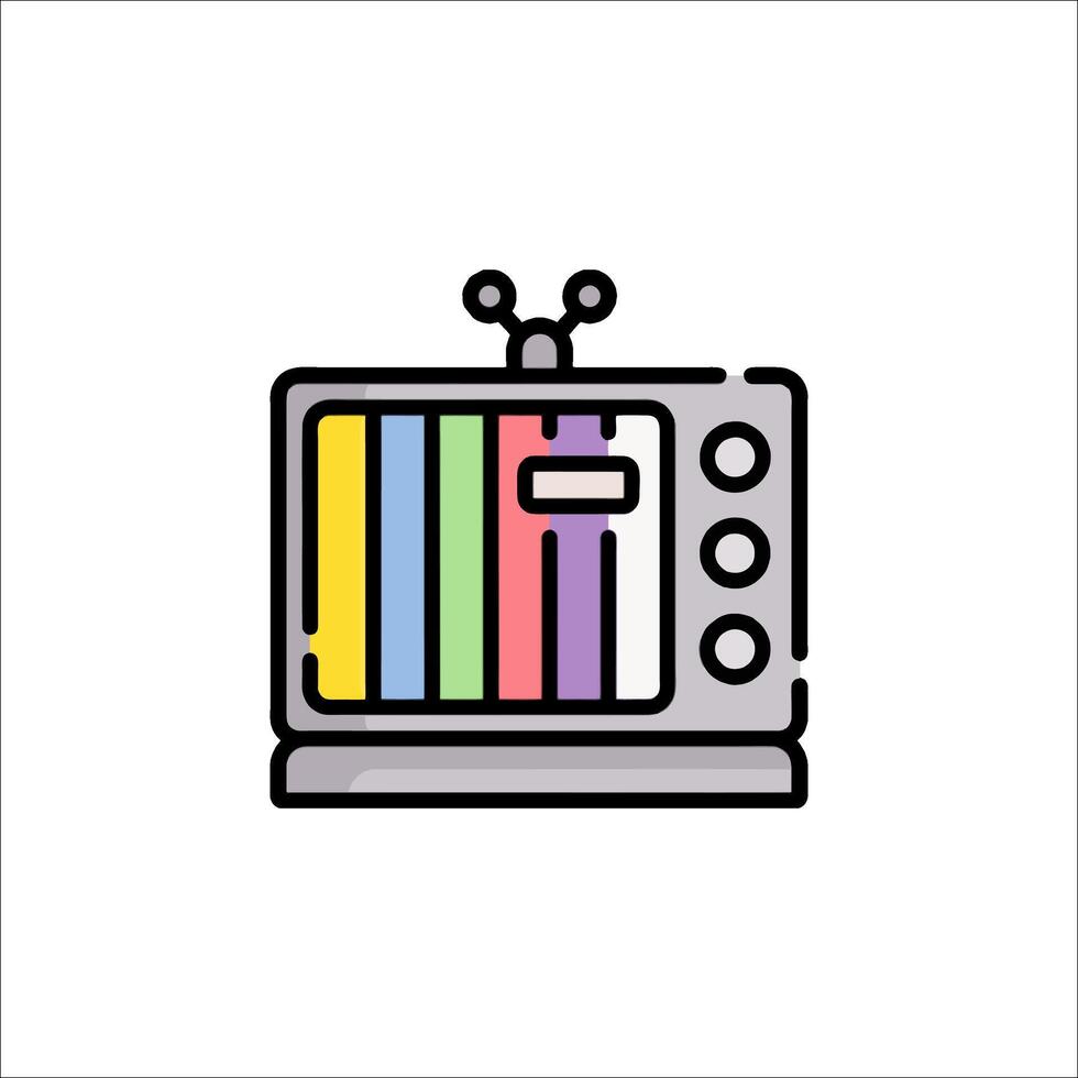 Tv icon illustration vector