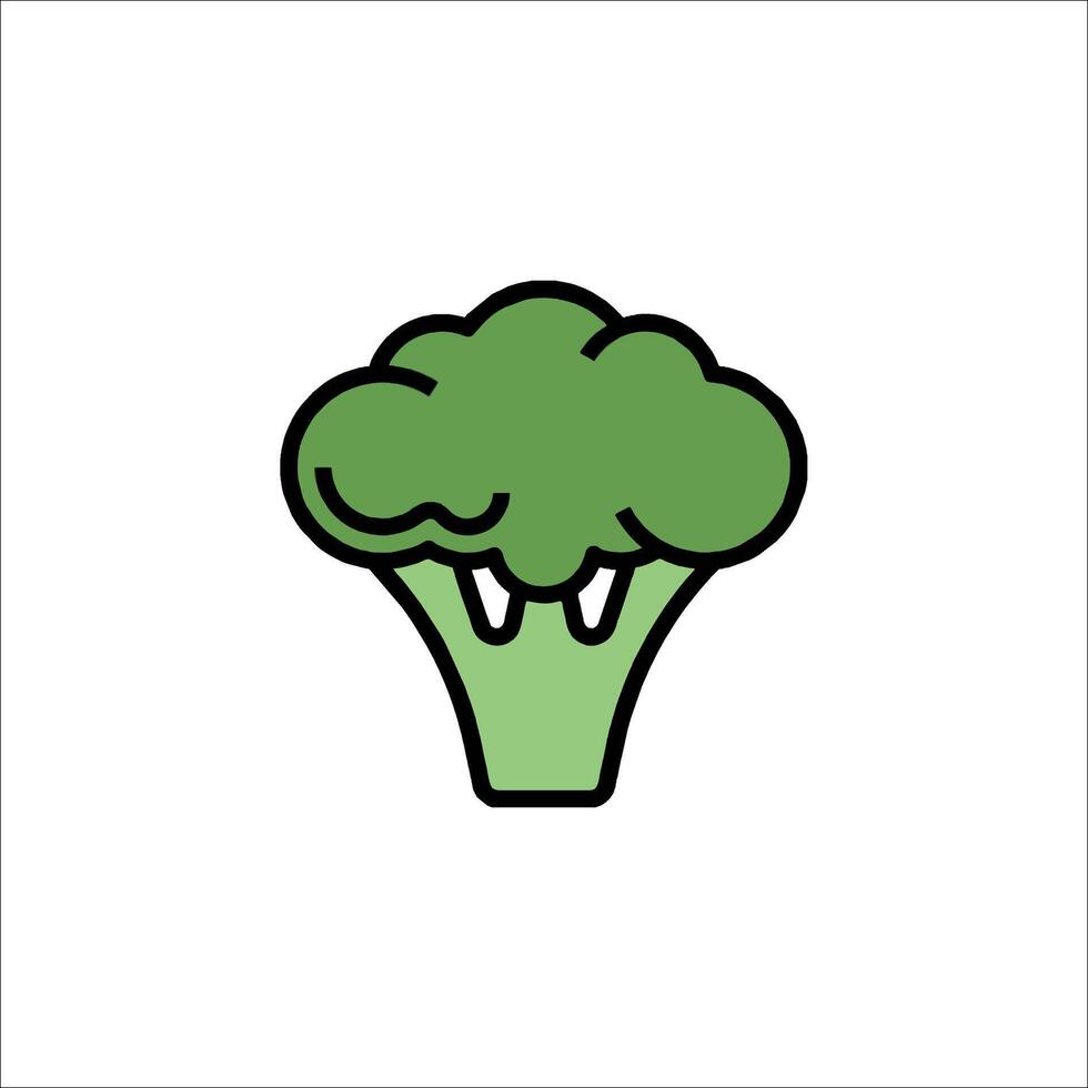 Broccoli icon illustration vector