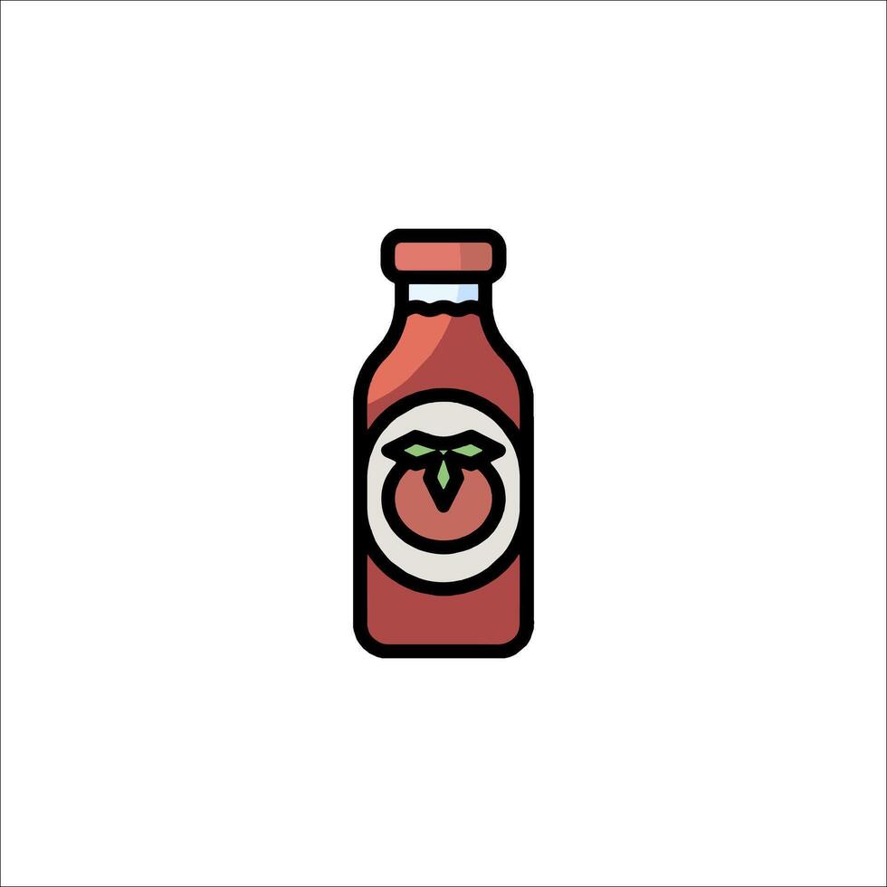 Ketchup icon illustration vector