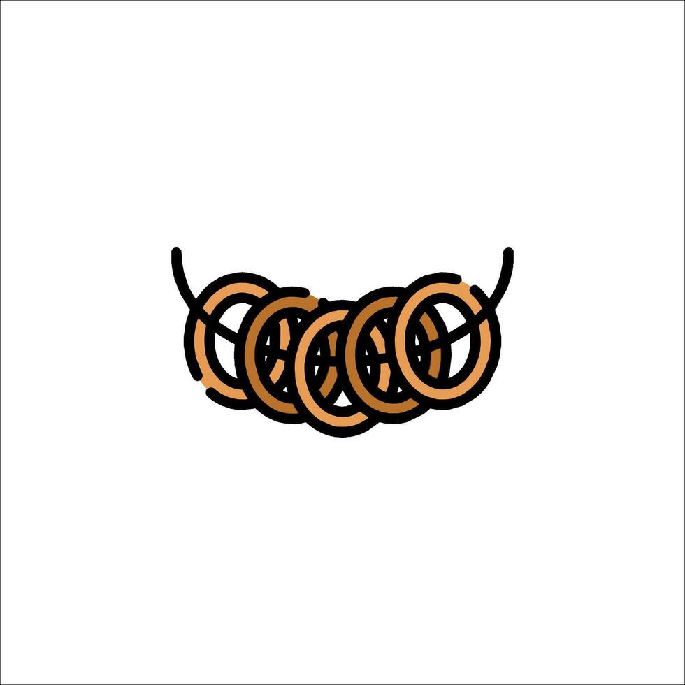A logo for a pretzel company vector