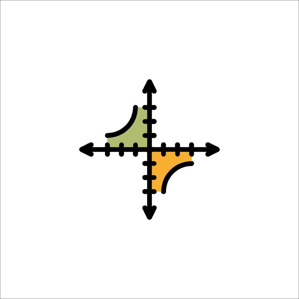 A cross with arrows pointing in different directions vector