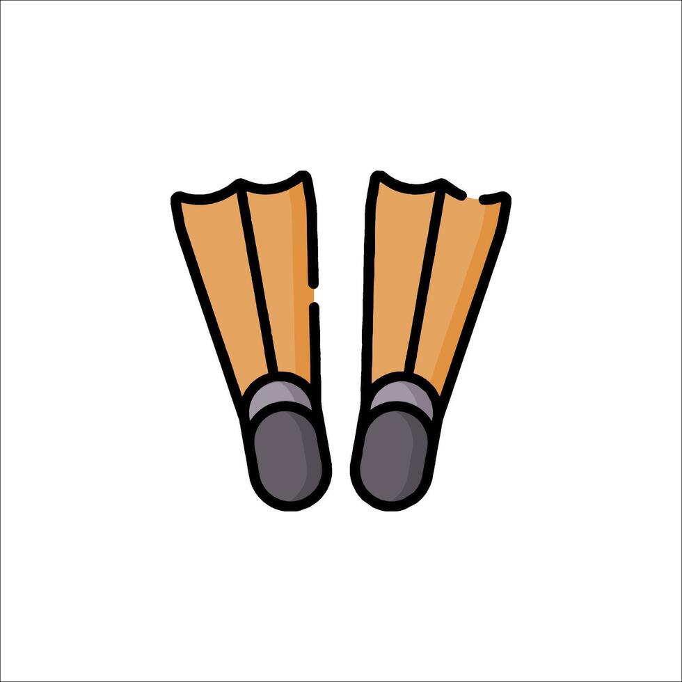 Two pairs of boots on a white background vector