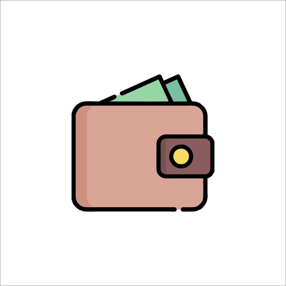 Wallet icon illustration vector