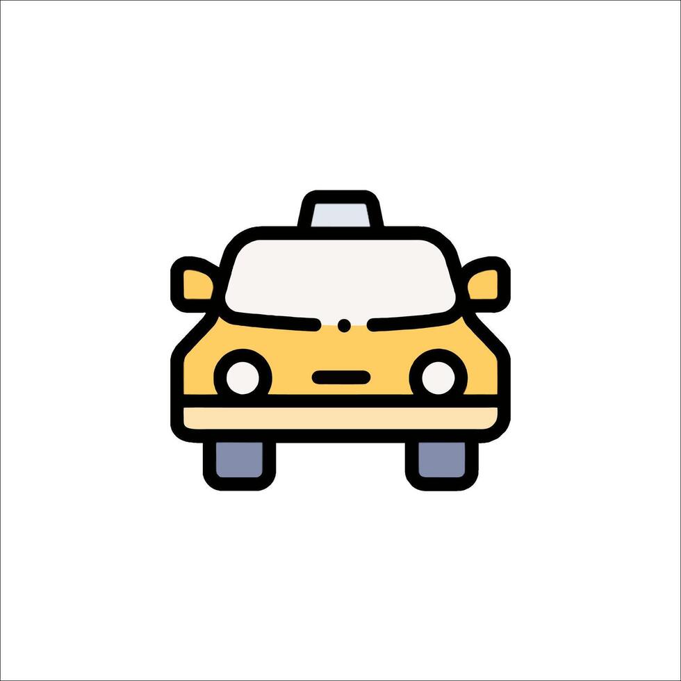 Taxi icon illustration vector