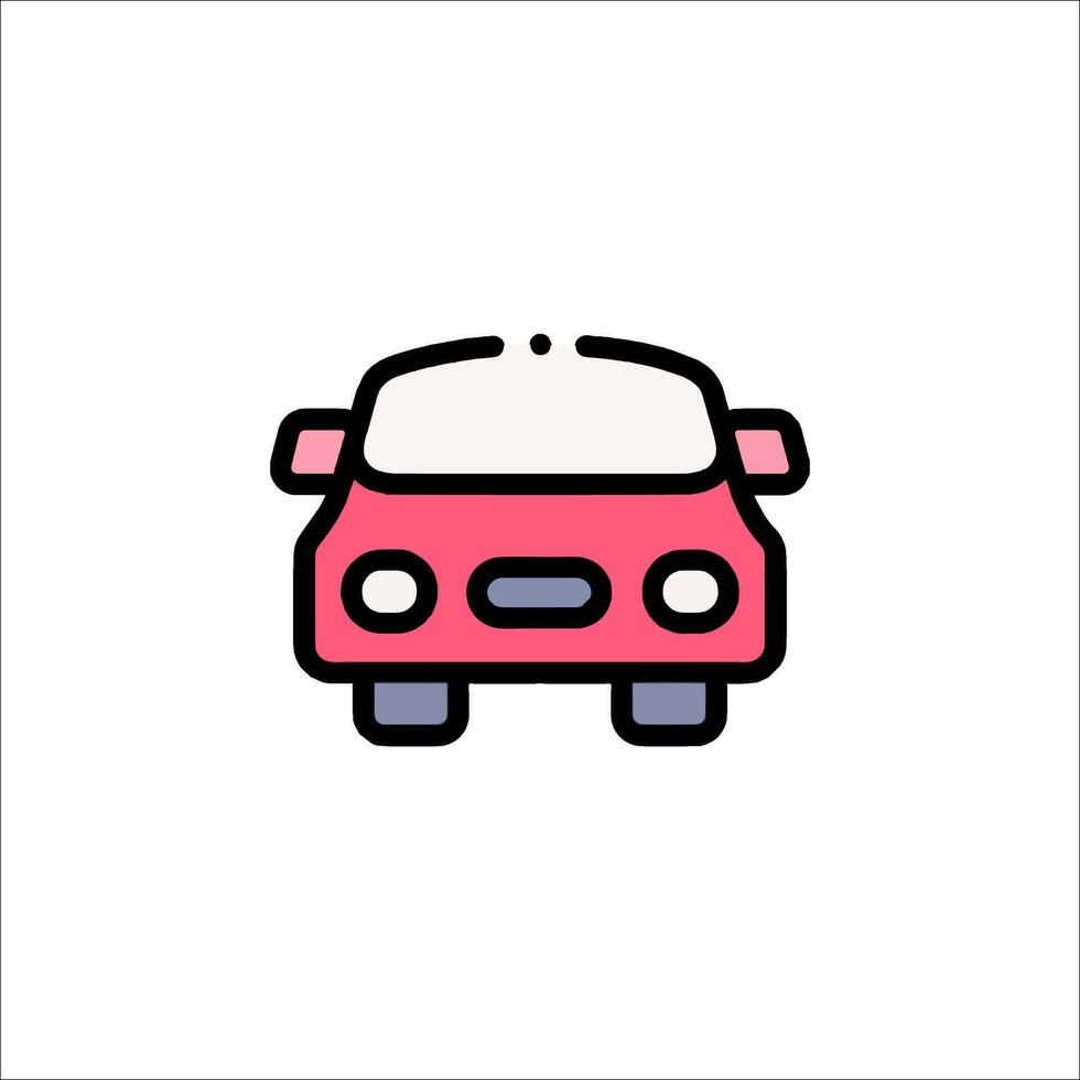 A car icon on a white background vector