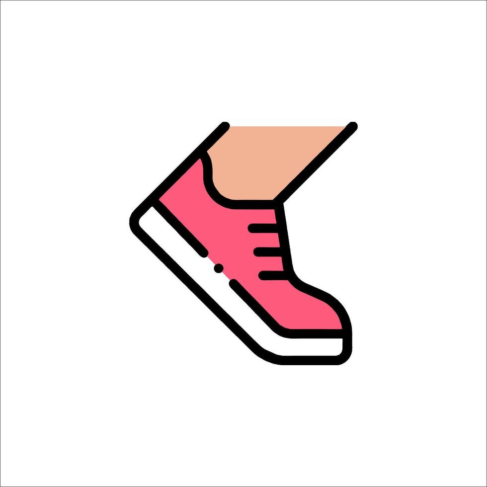 Shoe icon illustration vector
