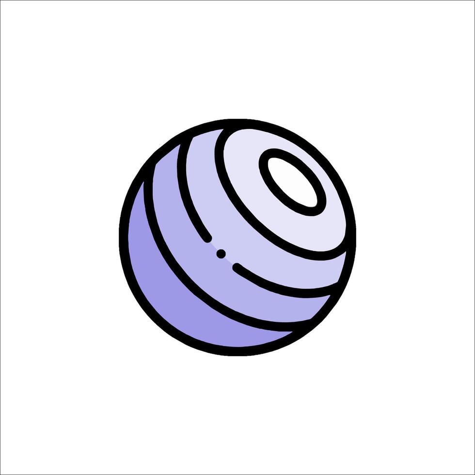 A purple and blue ball icon on a white background vector