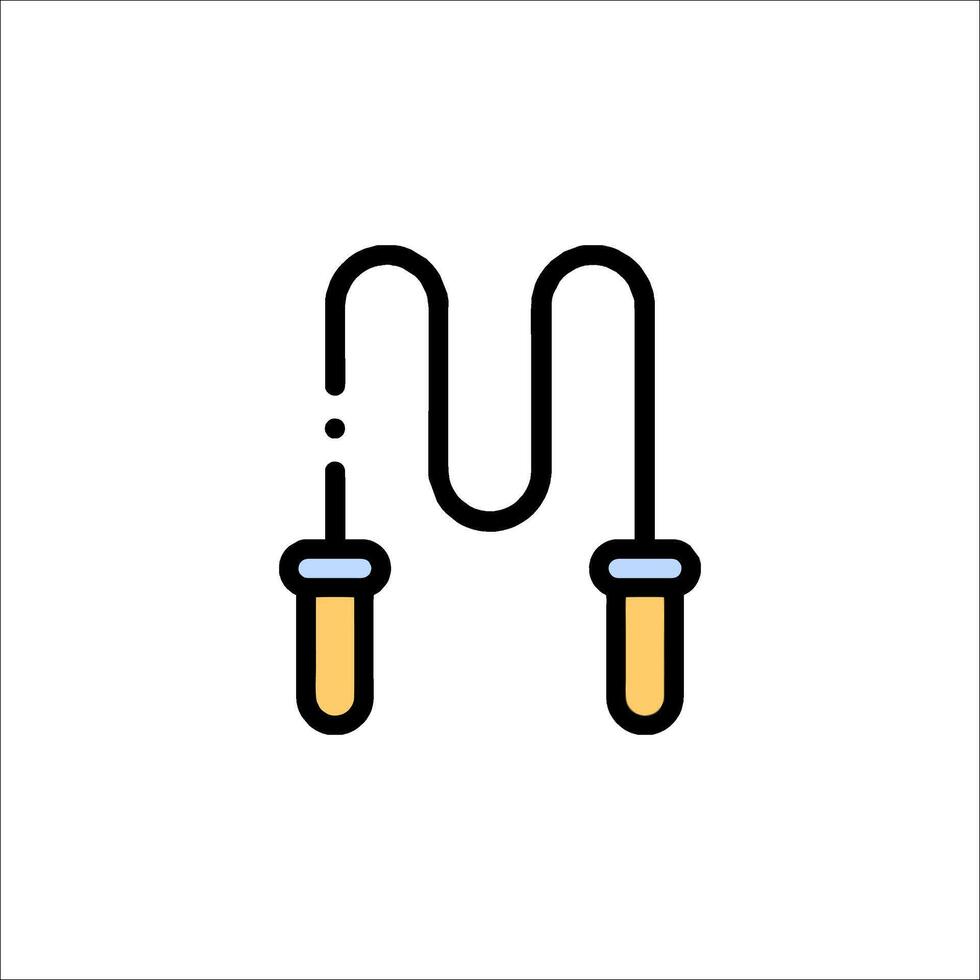 A line icon of a needle and a needle vector