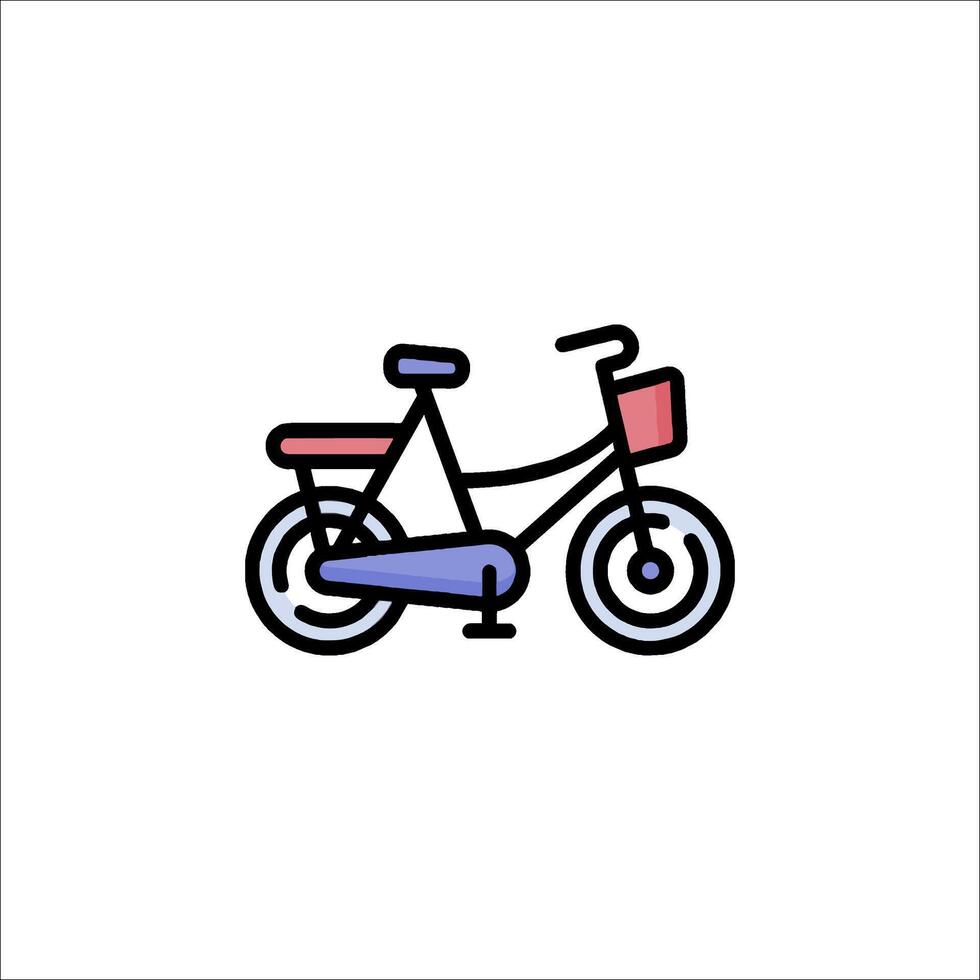 Bicycle icon illustration vector