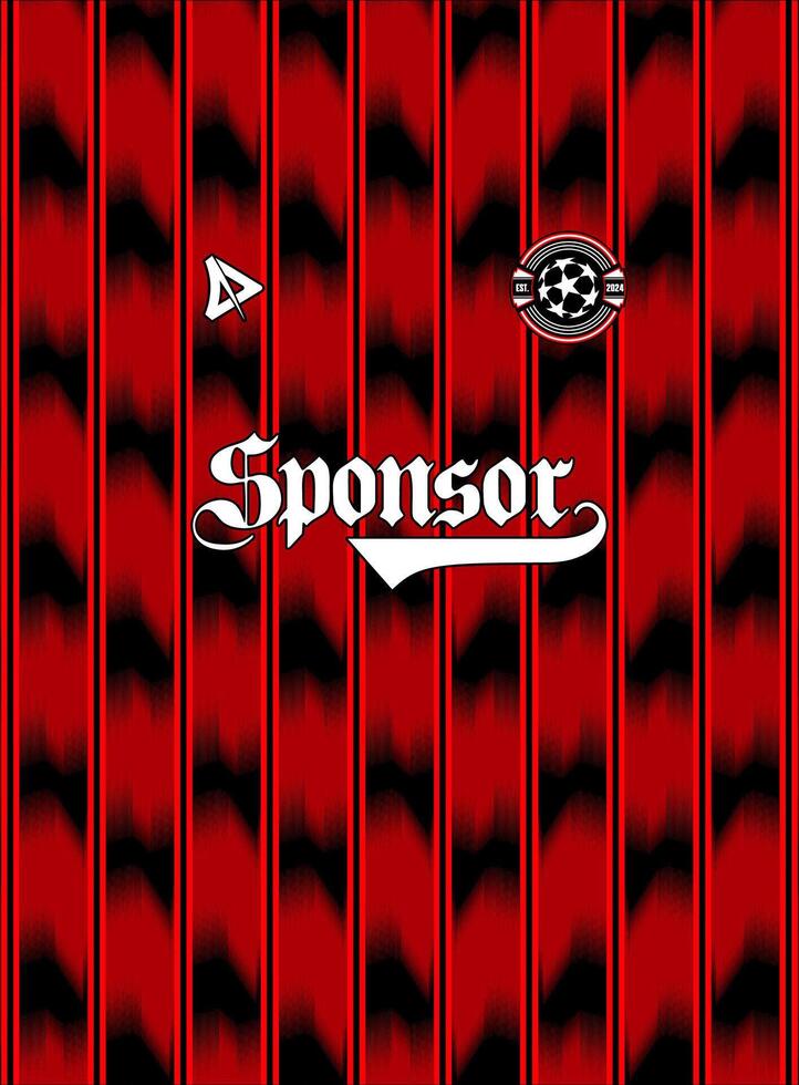 Football Jersey Design for Sports Projects vector