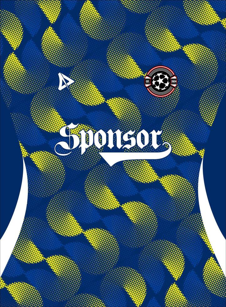 Football Jersey Background with Bold Graphics vector