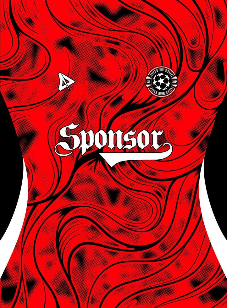 Editable Soccer Jersey Background vector