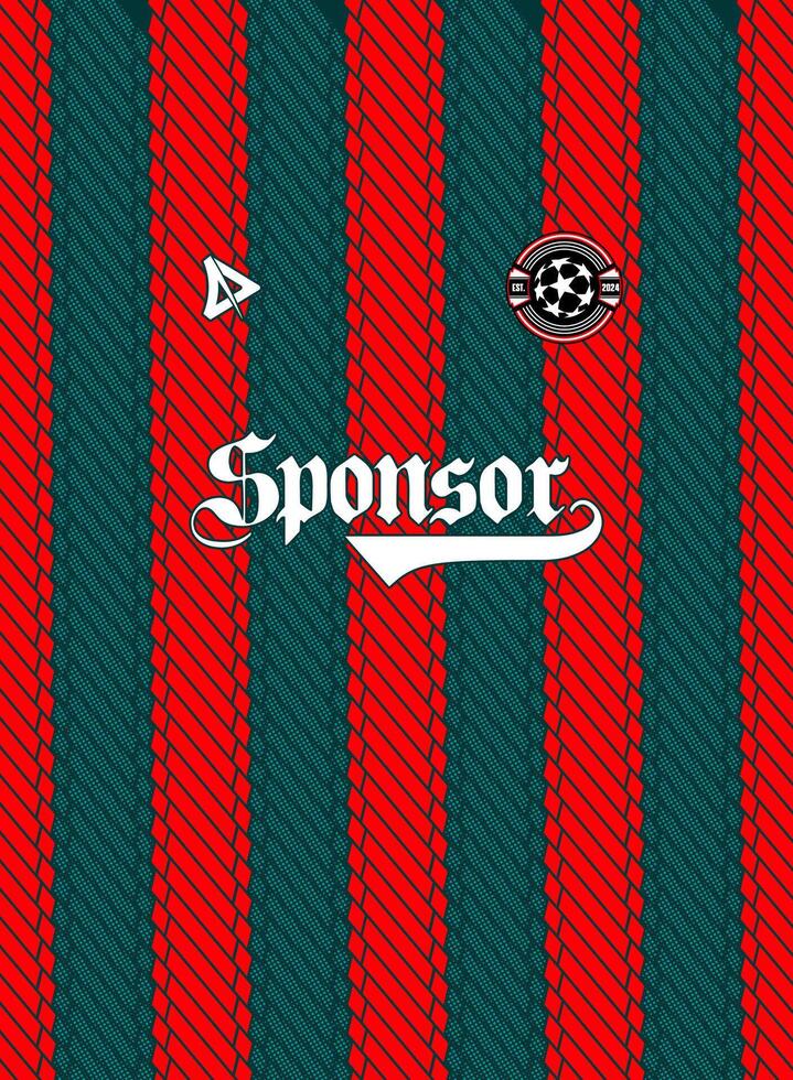 Bright and Colorful Soccer Jersey Background vector