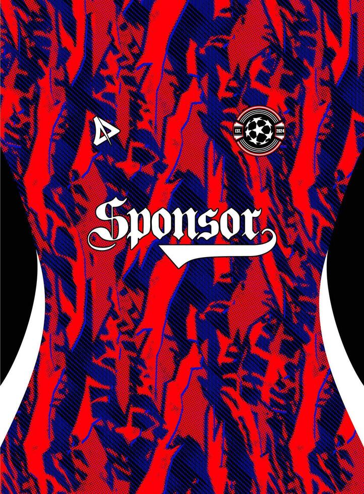 Sports Jersey Background for Soccer Designs vector