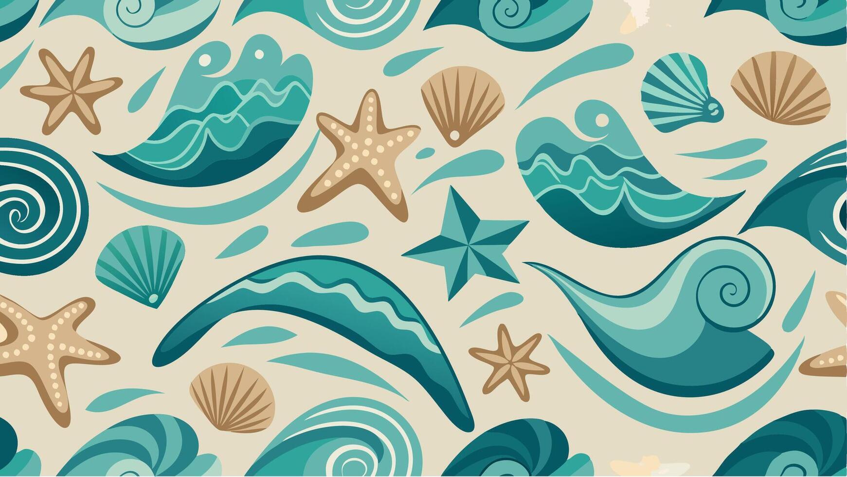 Stylish and decorative textile seamless pattern perfect for fabric and crafting designs. vector