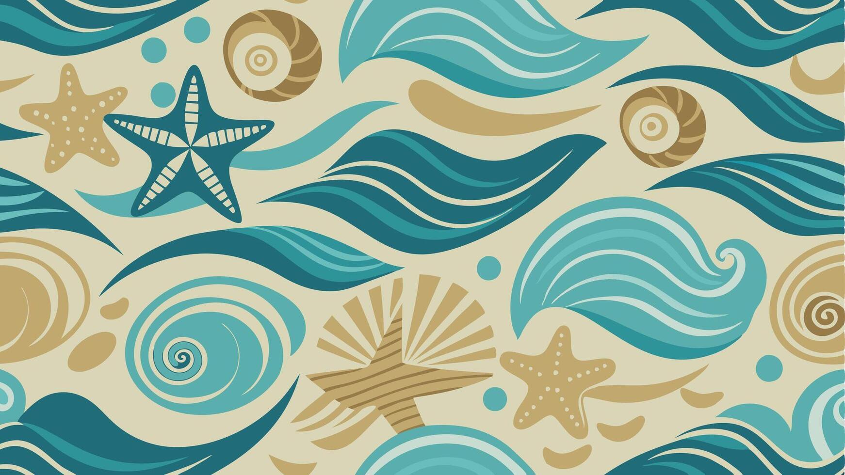 A seamless pattern perfect for fabric and textile designs with artistic decoration. vector