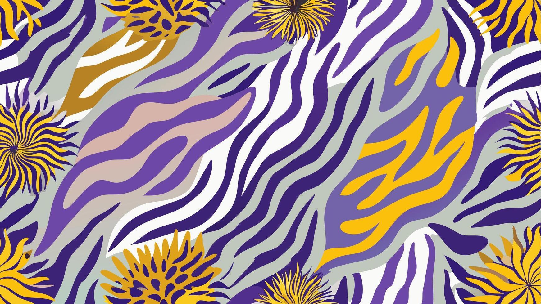 Chic and modern seamless design for fabric decor usage. vector