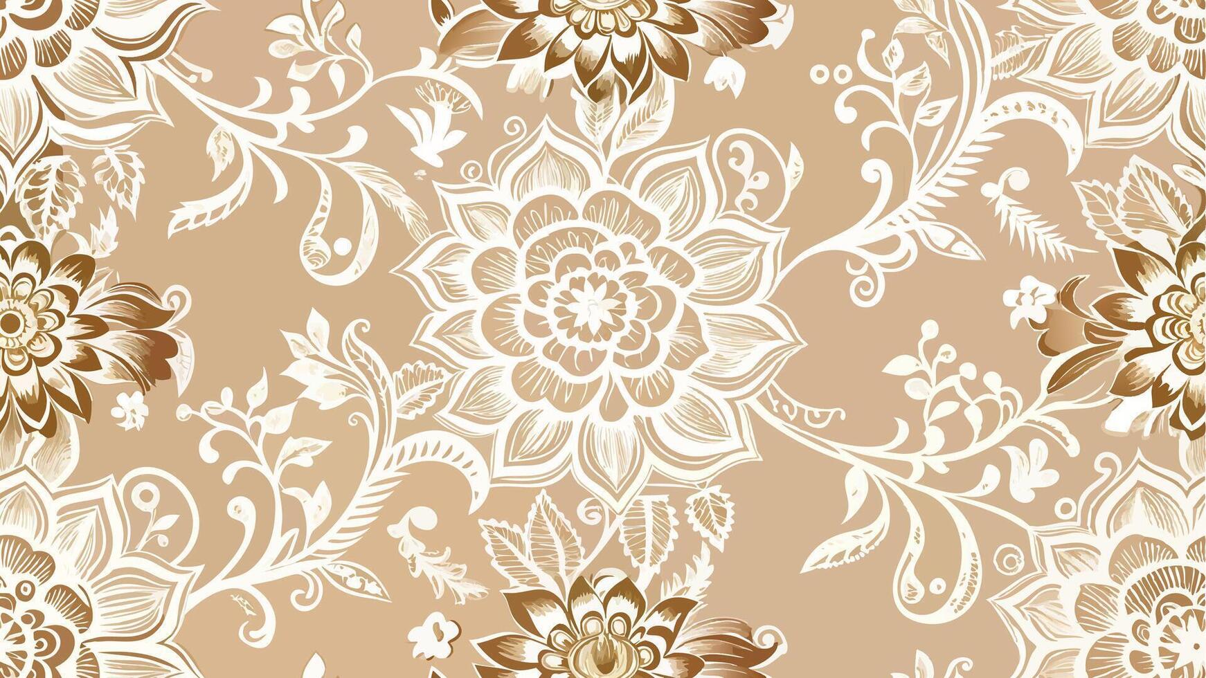 Stylish repeating pattern suitable textile fabric vector