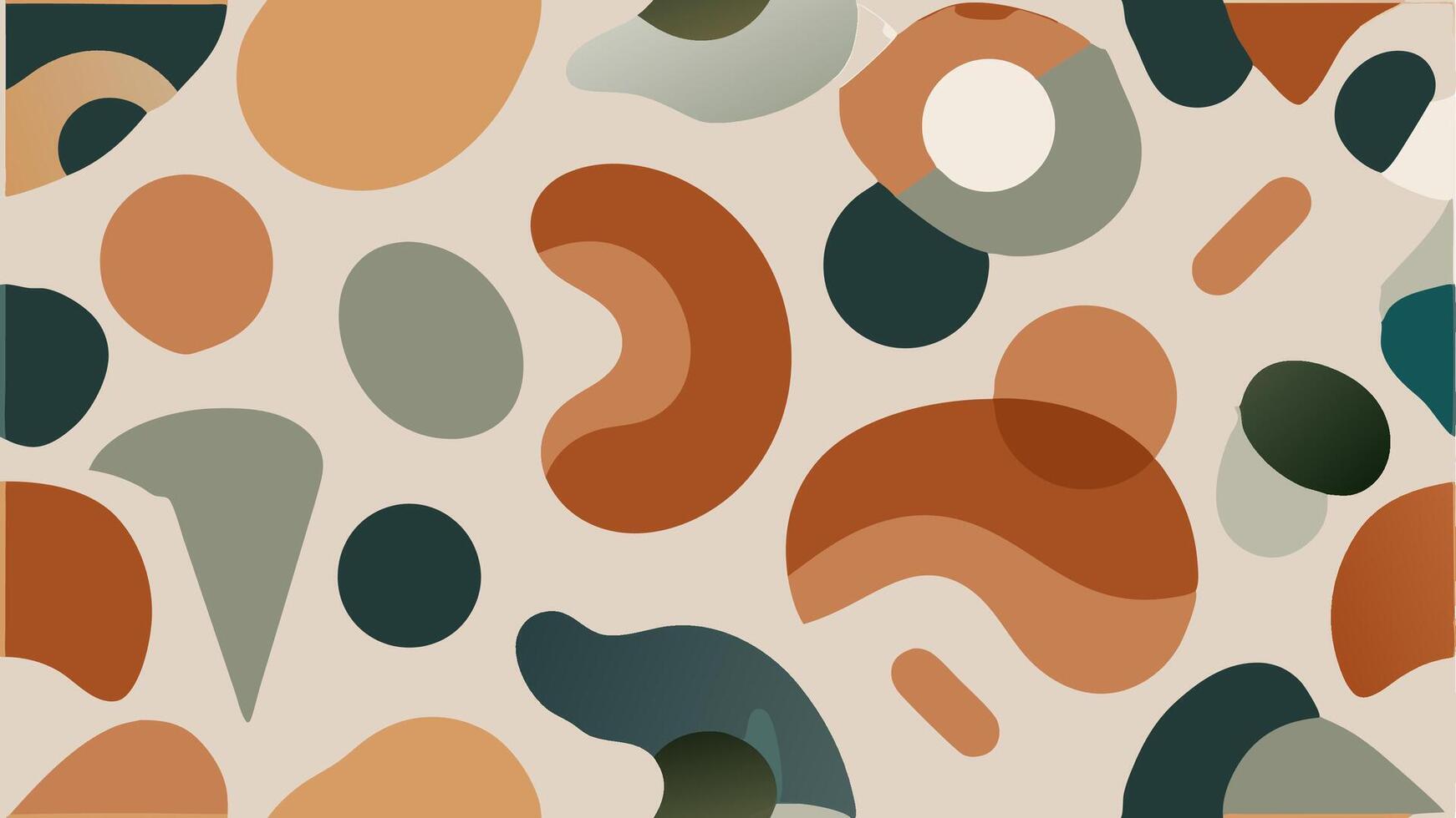Intricate artistic design with abstract patterns vector