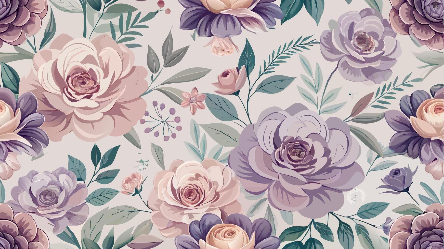 Artistic floral elegance pattern perfect design projects. vector