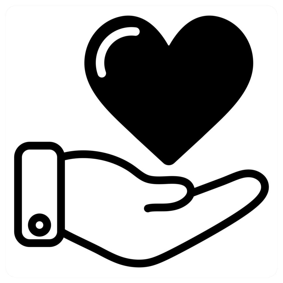 Love icon concept Happy Valentines Day vector