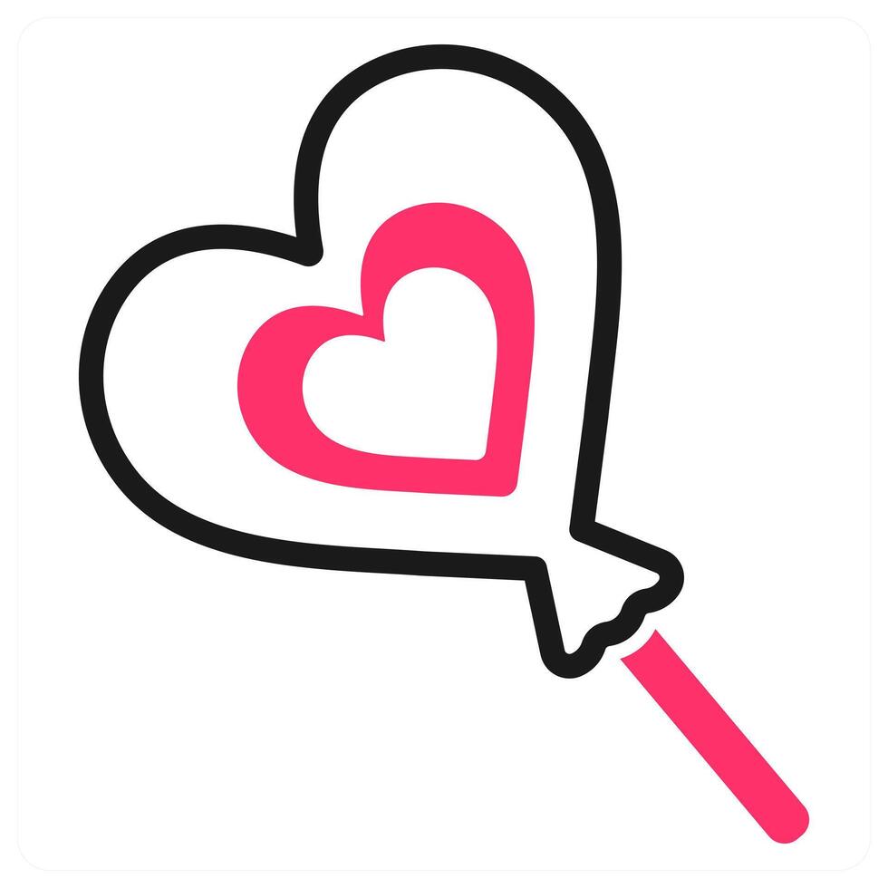 Happy Valentine Candy icon concept vector