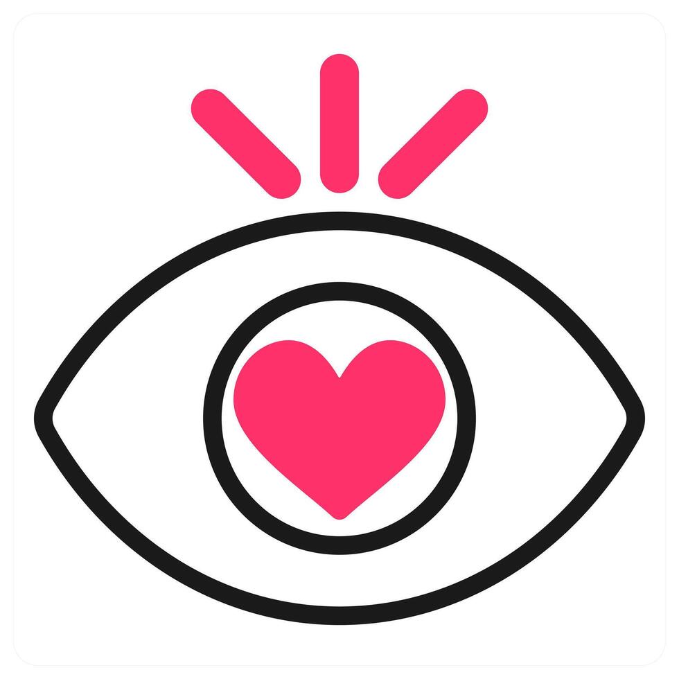 Happy Valentine Adore icon concept vector