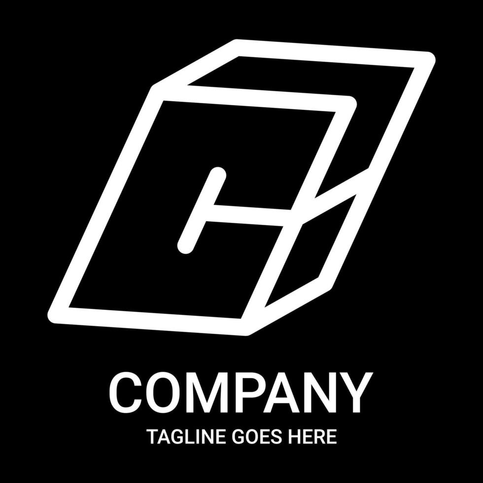 C outline logo design. Suitable for companies, gamers, or t-shirt designs, mugs, hats, and so on. This design also looks minimalist, aesthetic, professional, sporty, unique, and of course very cool. vector
