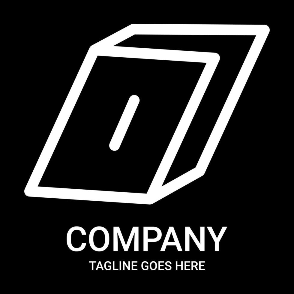 O outline logo design. Suitable for companies, gamers, or t-shirt designs, mugs, hats, and so on. This design also looks minimalist, aesthetic, professional, sporty, unique, and of course very cool. vector
